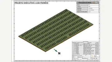 Capa de Projeto Executivo 1100 Painéis