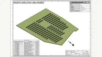 Capa de Projeto Executivo 1860 Painéis