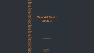 Capa de Memorial Técnico Estrutural